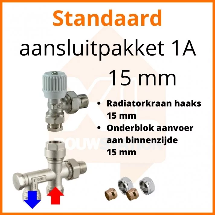 Eco 4 Standaard aansluitpakket 1A t.b.v. 15 buis