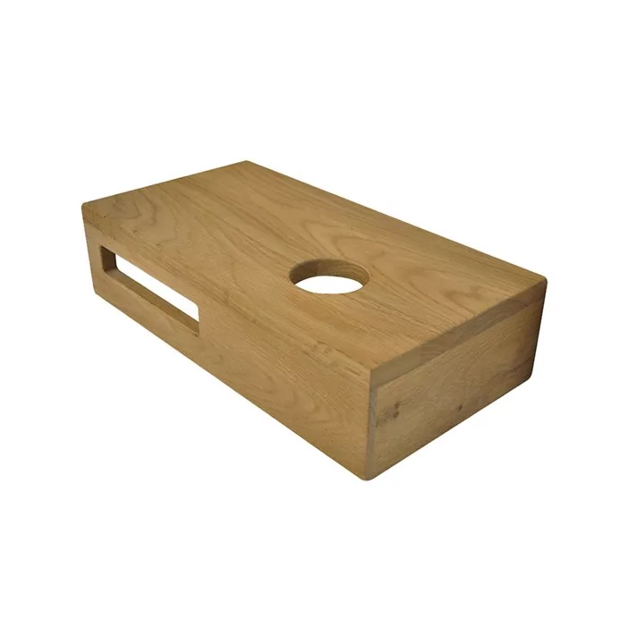 Oak planchet 40 x 21 x 10 cm rechts