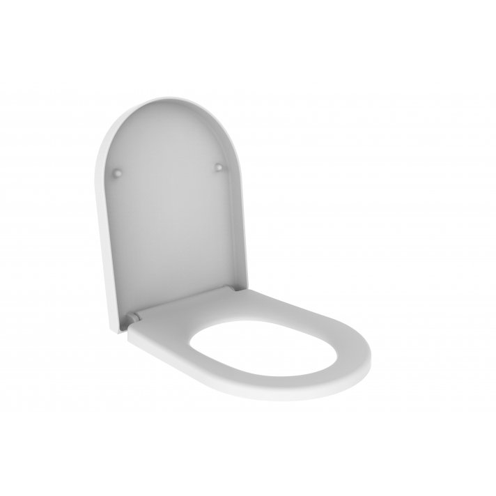 Vesta toiletzitting softclose en quick release mat wit