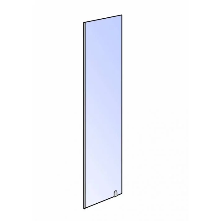 Sani DeLuxe Klik zijwand 8 mm veiligheidsglas 40