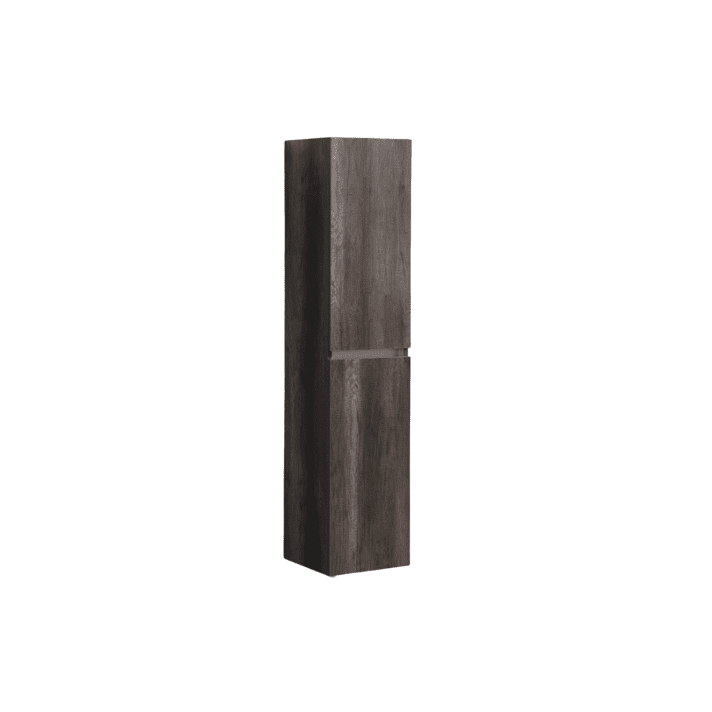 Sani DeLuxe Trendline basic kolomkast met greeplijst aluminium  Century Oak