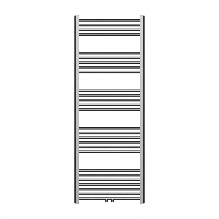 1600x600 557 watt | handdoekradiator gunmetal grijs midden aansluiting