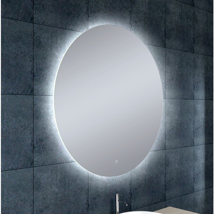 Soul spiegel rond met LED, dimbaar en spiegelverwarming 100 cm