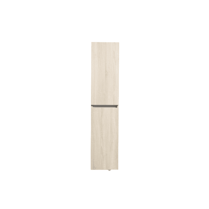 Sani DeLuxe Trendline basic kolomkast met greeplijst aluminium Light Wood