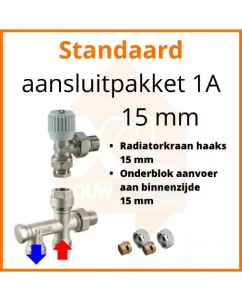 Eco 4 Standaard aansluitpakket 1A t.b.v. 15 buis